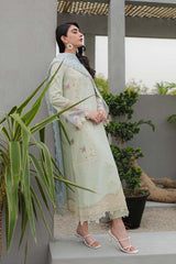 JK-04 ASTER | 3Pc Unstitched Qline Lawn Collection By Qalamkar