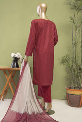 3-PC Unstitched Embroidered Lawn Dastan Slub by HZ Textiles | DSE-02