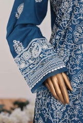 3-PC Unstitched Embroidered Lawn Dastan Slub by HZ Textiles | DSE-05