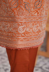 3-PC Unstitched Embroidered Lawn Dastan Slub by HZ Textiles | DSE-06