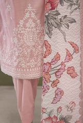 3-PC Unstitched Embroidered Lawn Dastan Slub by HZ Textiles | DSE-08