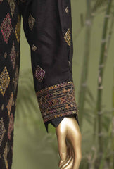 3-PC Unstitched Embroidered Lawn Dastan Slub by HZ Textiles | DSE-09