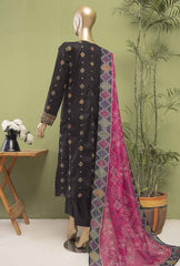 3-PC Unstitched Embroidered Lawn Dastan Slub by HZ Textiles | DSE-09