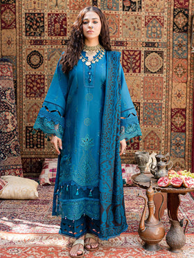 DTW-21 | Dastak Gobi Crepe | 3 PC Unstitched