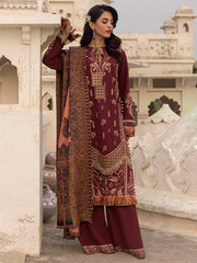 ARSH | 3 Pc Unstitched Suit Kashmiri Hand Wooven Embroidered Shawl Collection Bayaan By Cinq