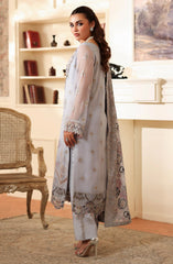 3-PC Unstitched Embroidered Chiffon Dastan By Ramsha | T-405