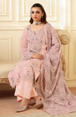 3-PC Unstitched Embroidered Chiffon Dastan By Ramsha | T-403