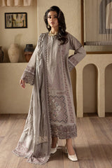 SKC-76 | 3PC Unstitched Suit Lawn Karandi Collection Enchante By Marjjan