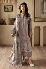 SKC-76 | 3PC Unstitched Suit Lawn Karandi Collection Enchante By Marjjan