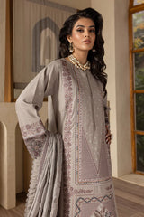 SKC-76 | 3PC Unstitched Suit Lawn Karandi Collection Enchante By Marjjan