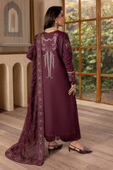 SKC-74 | 3PC Unstitched Suit Lawn Karandi Collection Enchante By Marjjan