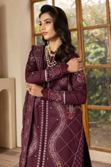 SKC-74 | 3PC Unstitched Suit Lawn Karandi Collection Enchante By Marjjan