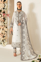 Dove | 3 Pc Unstitched Suit Embroidered Raw Silk Luxe By Alizeh