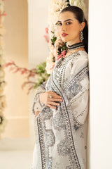 Dove | 3 Pc Unstitched Suit Embroidered Raw Silk Luxe By Alizeh