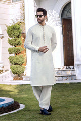 EG-1443 | Semi-Stitched Summer White Series Eid Gala By Riwaj Men Swear