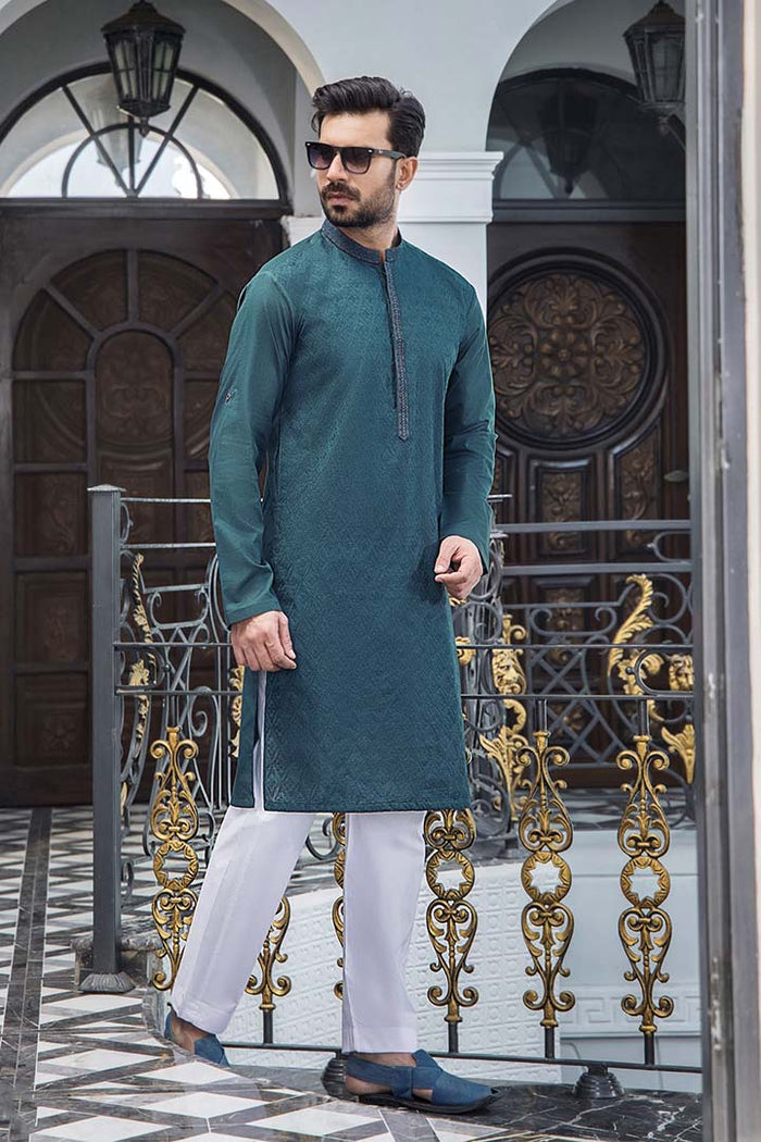 EG -1450 | Semi-Stitched Summer Kurta Eid Gala By Riwaj Men Swear