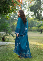 3-PC Unstitched Embroidered Luxury Lawn By Elaf Premium | ELY-06