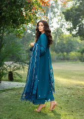 3-PC Unstitched Embroidered Luxury Lawn By Elaf Premium | ELY-06