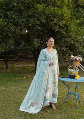 3-PC Unstitched Embroidered Luxury Lawn By Elaf Premium | ELY-07