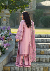3-PC Unstitched Embroidered Luxury Lawn By Elaf Premium | ELY-09