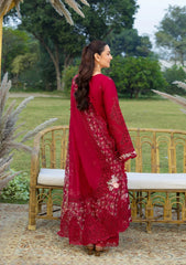 3-PC Unstitched Embroidered Luxury Lawn By Elaf Premium | ELY-10