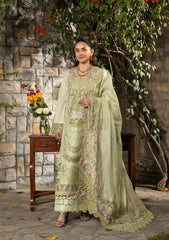 3-PC Unstitched Embroidered Luxury Lawn By Elaf Premium | ELY-11