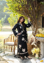 3-PC Unstitched Embroidered Luxury Lawn By Elaf Premium | ELY-2B