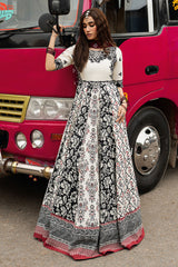 3-PC Unstitched Lawn Embroidered Ek Dopahar By Shagna | SP-101 (ADA)