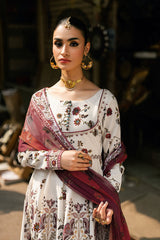 3-PC Unstitched Lawn Embroidered Ek Dopahar By Shagna | SP-105 (SITARA)