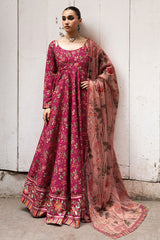 3-PC Unstitched Lawn Embroidered Ek Dopahar By Shagna | SP-108 (NAIN TARA)
