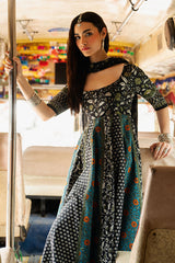 3-PC Unstitched Lawn Embroidered Ek Dopahar By Shagna | SP-102 (NIGHA)