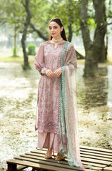 3-PC Unstitched Luxury Embroidered Chikankari By Elaf | ERC-8A
