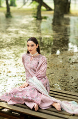 3-PC Unstitched Luxury Embroidered Chikankari By Elaf | ERC-8A