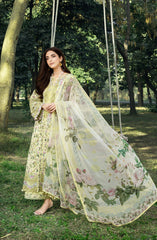 3-PC Unstitched Luxury Embroidered Chikankari By Elaf | ERC-6A
