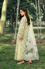 3-PC Unstitched Luxury Embroidered Chikankari By Elaf | ERC-6A