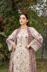 3-PC Unstitched Luxury Embroidered Chikankari By Elaf | ERC-5A