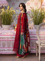 Elena | 3Pc Unstitched Suit Luxury Lawn 25 Husn e Jahan By Mahnur