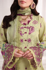 Elena | 3Pc Unstitched Suit Summer Embroidered Edit '26 Nova By Rang Rasiya