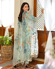 3-PC Unstitched Embroidered Lawn Astoria By Mushq | Elif