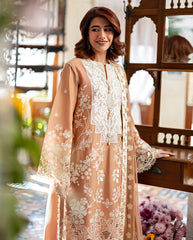 3-PC Unstitched Embroidered Lawn Astoria By Mushq | Elodie