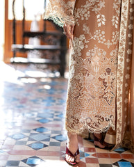 3-PC Unstitched Embroidered Lawn Astoria By Mushq | Elodie