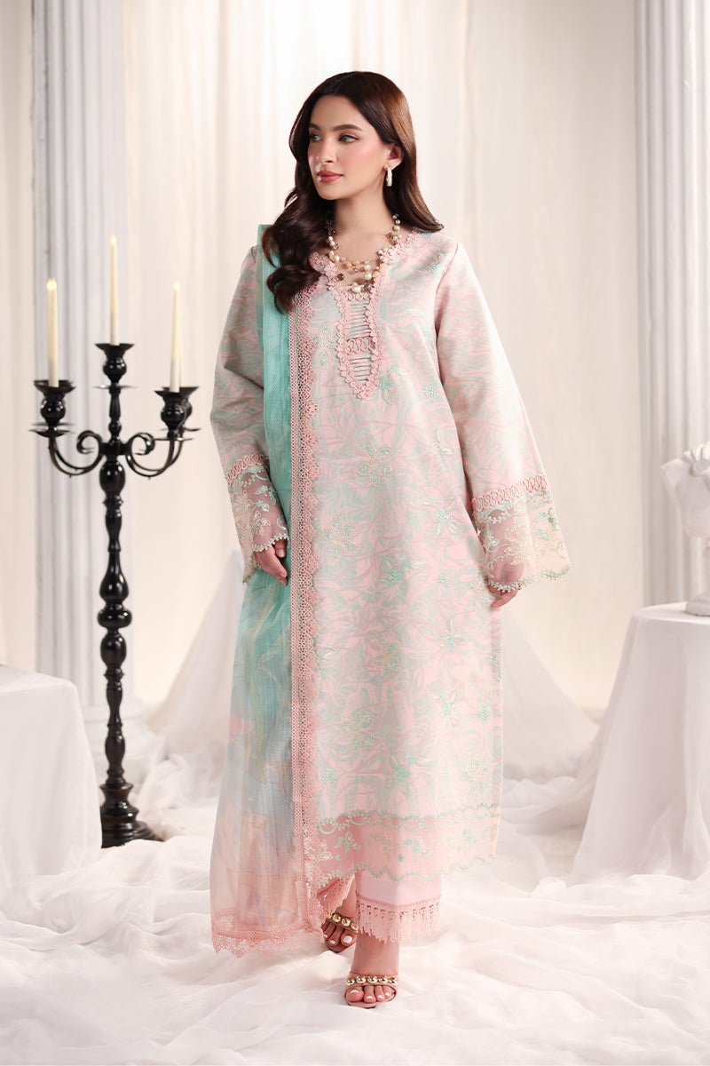 Emilia | 3Pc Unstitched Suit Summer Embroidered Edit '26 Nova By Rang Rasiya