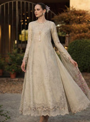 3-PC Unstitched Schiffli Embroidered Lawn Noor By Saadia Asad | D2 - B - Aloura