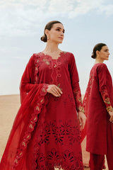 3-PC Unstitched Embroidered Luxury Lawn By Saira Rizwan | RAYLI