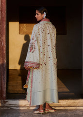 3-PC Unstitched Luxury Lawn By Hussain Rehar | Firuz