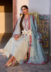3-PC Unstitched Luxury Lawn By Hussain Rehar | Firuz