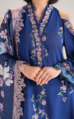 Frostbite-MW-03 | 3Pc Unstitched Suit Winter Meraki By Asifa & Nabeel