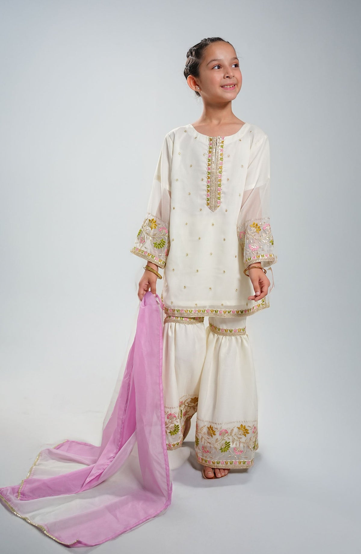 D-03 | 3Pc Stitched Suit Festive And Formal Pret Collection Gurya By Amna Khadija