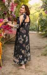 Meadow Breeze - GKL-02 | 3Pc Unstitched Suit Embroidered Summer Gulkari By Asifa Nabeel