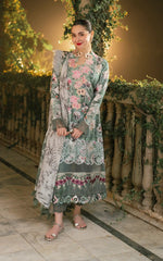 Arabella - GKL-06 | 3Pc Unstitched Suit Embroidered Summer Gulkari By Asifa Nabeel